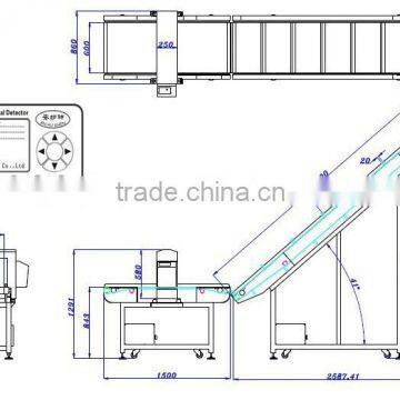 FDA Food Grade Belt Conveyor Type Food Metal Detector photo-5