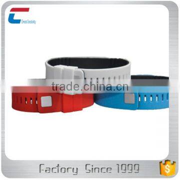 Access Control Waterproof NFC Bracelet Custom Rfid Silicone Wristband photo-2