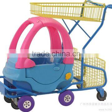 Interesting kids shopping trolley cart