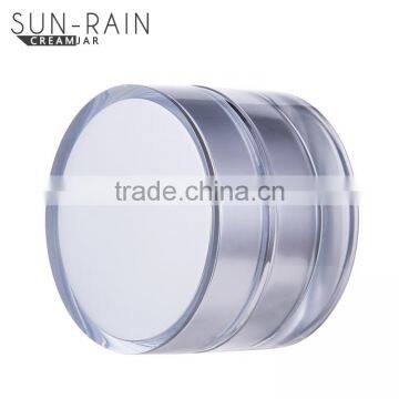 Wholesales High Quality PMMA Colorful Plastic Cosmetics Cream Empty Jar photo-4