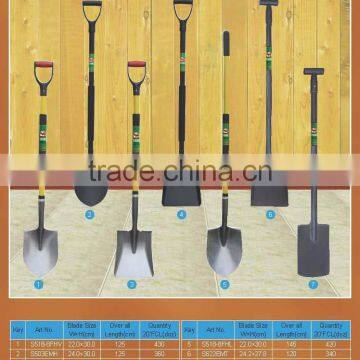 Farming long handle shovels