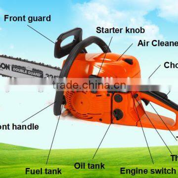 52cc Gasoline Chain Saw 5200,Petrol Chain Saw Wood Cutting Machine photo-2