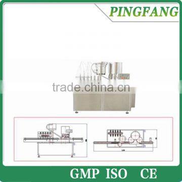 HHGG High-speed Liquid Filling Capping Machine for Glass and Plastic Bottle