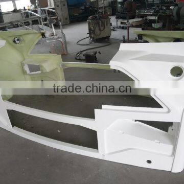 bus front cover with FRP material