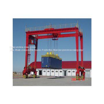 50 Ton Factory Price MG Double Girder Container Mobile Gantry Crane photo-3