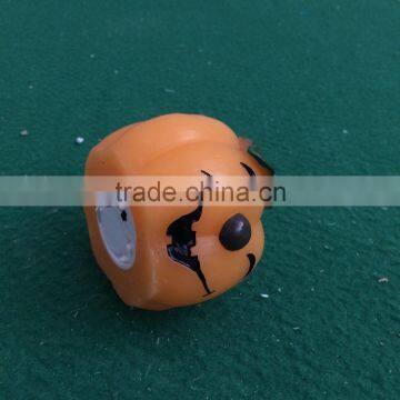 Led Pumpkin Wax Candle Halloween Day Led Candle Pumpkin Shaped Led Yellowe Flicking Candle for Halloween Decoration