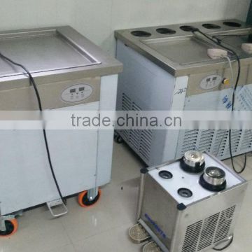 rainproof Fry Ice Cream Roll Machine Cart/small Fried Icecream Machine