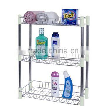 3 Layers Detachable Stainless Steel Bathroom Shelf