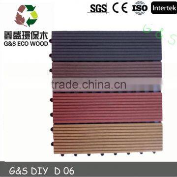 Cheap Deck Tiles Anti-uv Wpc Interlocking Decking Tiles Outside Wpc Deck Tiles photo-5