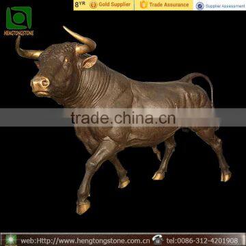 Life Size Brass Cow Statue