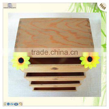 Bangles Storage Drawer Four Layer Wooden Jewelry Box photo-4