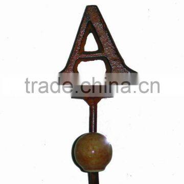 Metal Decorative Wall Hook With Ceramic Knob, Home Decoration Small Hooks, Wall Art Hooks, European Style Hooks, Vintage Hook