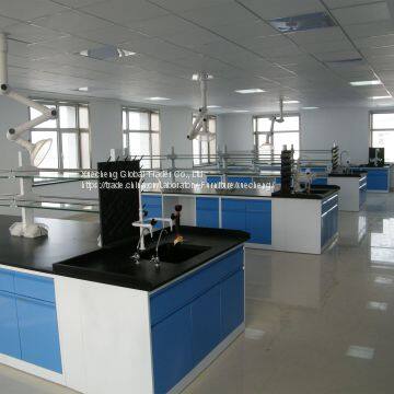 Island Bench 3000*1500*850mm All Steel Laboratory Central Table photo-4