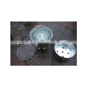 High Quality Metal Easily Portable Bucket BBQ