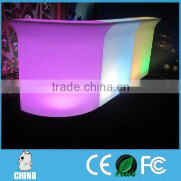 Hotel Reception banquet Led bar counter RGB colors