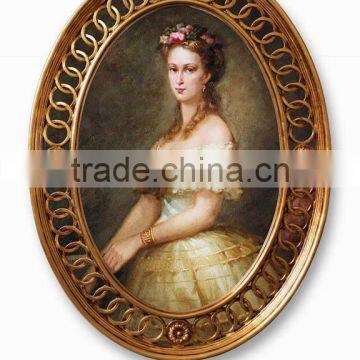FA-019G-01 Leading vintage frames oil painting for wall decoration