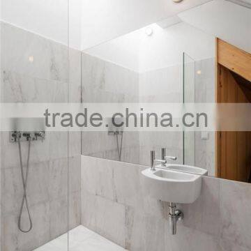 Good quality floor decor natural stone white hexagon marble tiles