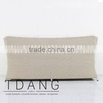 Anderson Outdoor Patio Bench - Vietnam Poly Rattan Material - Wicker Furniture photo-4