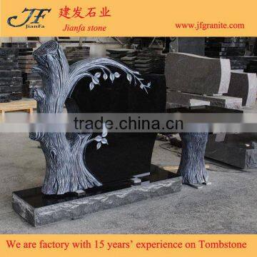 Modern Granite Tree Design Carving Monument Headstone photo-2