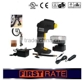 China Wholesale Portable Cordless 9.6V 12V 14.4V 18V Air Compressor Pump photo-2
