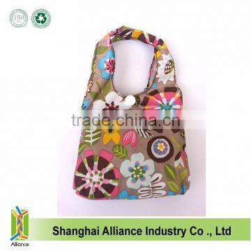 Reusable and Recyclable Folding Tote Bag With Snap Closure photo-2