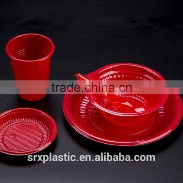 Custom Disposable Plastic Plates Cheap Plastic Charger Plate