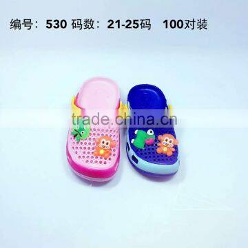 Comfortable Unisex Carton Clogs With Colorful Shape