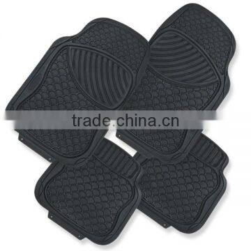 4PCS/Set PVC with NBR Universal Non-Slip Car Floor Mat