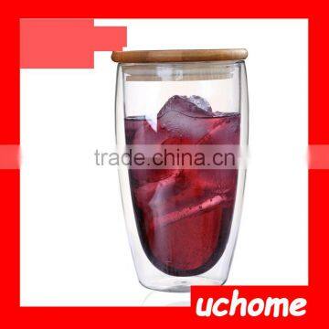 UCHOME Fancy Handmade Creative Borosilicate Glass Cappuccino Coffe Cup photo-5