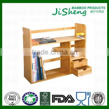 Multifunctional Bamboo Stationary Organizer Office Stationary Storage Box photo-5