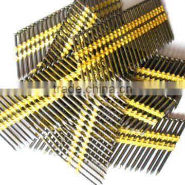 Top Quality 21 degree plastic strip nails ring shank