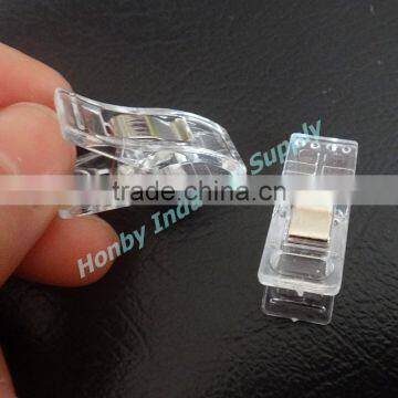 Hot Sale Hand Sewing 27mm Clear Plastic Wonder Clip photo-2