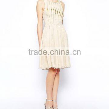 Fashionable Guangzhou Factory Price Dress Quality Party Wholesale Beaded Evening Dress 2015