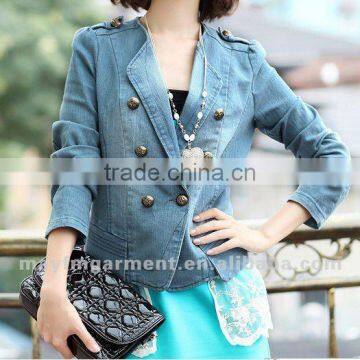 2013 most fashionable jean women coat