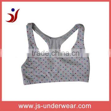 js-270 Women Simple Cotton Camisole with colorful heart printing