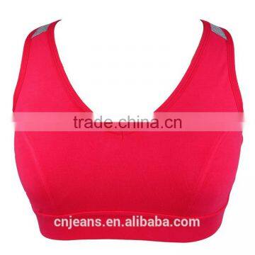 GZY breathable comfortable plain cheap wholesale sports bra