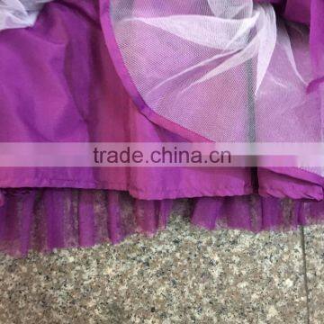 Girls' Stocklots Latest Designs Purple Fancy Party Dress photo-5