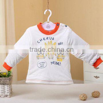 2017 New Model Thick Warm Cotton Baby Shirt New Style Baby Winter Shirt photo-3