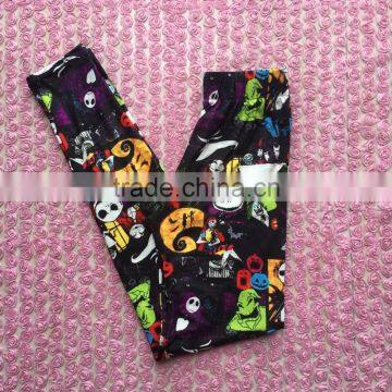 FLF-850 Wholesale nightmare before christmas lady leggings women Halloween pants 2016