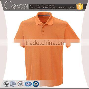 wholesale custom design multi-color collar blank orange sport t shirt