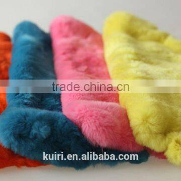 Rex Rabbit Real Fur / Garment Leather Fur / Colorful True Rabbit Hair for Collar Scarf