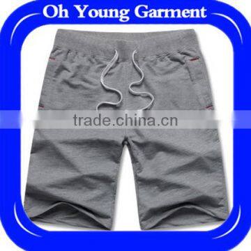 Hot sale men plain grey shorts customize good quality sports shorts