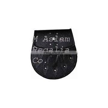 Black Leather Day Wear Sporran