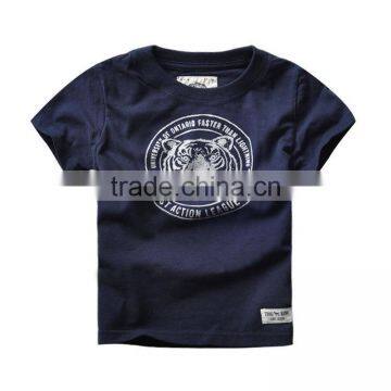 Wholesale Summer Cotton Short Sleeves Boys Kids Round Neck T-shirt photo-5