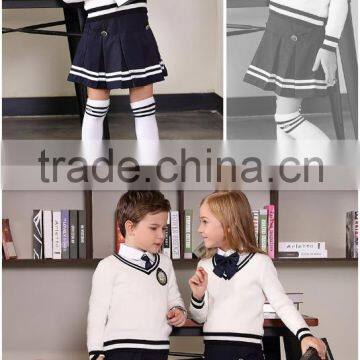 100% Cotton Knitted School Uniform /sweater , Best Sweater Designs for Kids photo-2