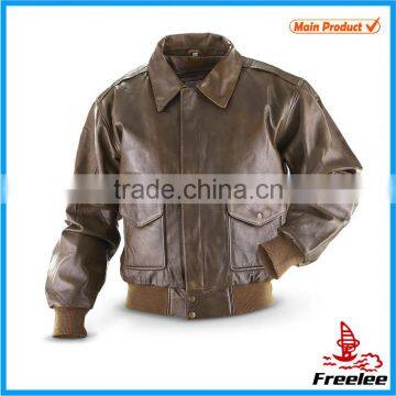 fashion leather bomber pilot jacket brands