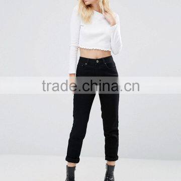 Guangzhou Shandao OEM Casual Summer Women O-neck Short Sleeve 180g 100% Cotton Cropped T-shirt photo-2