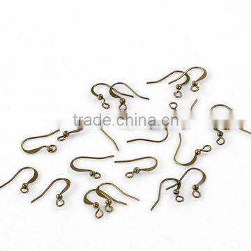 Ear Wire Hooks Antique Bronze 16x12mm,250 Pairs photo-3