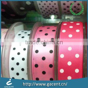 New style printing custom logo polyester satin ribbon for clothes label