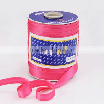 100% Single Fold Polyester Satin Bias Binding Tape